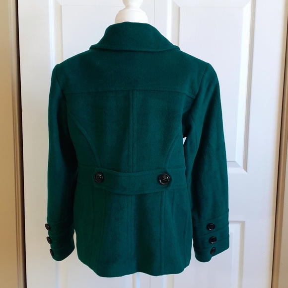 St. John's Bay | Jackets & Coats | Stjohns Bay Green Woolcashmere Peacoat Jacket | Poshmark